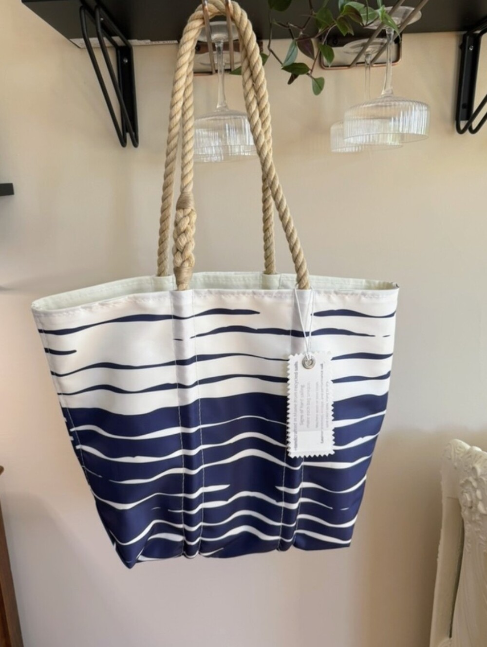Sea Bags, Calm Currents Medium Tote, NWT